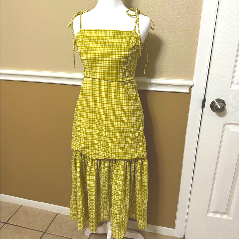 Y2K Plaid Dress
